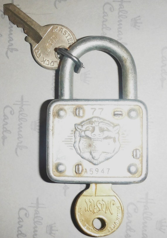 brass master lock master key