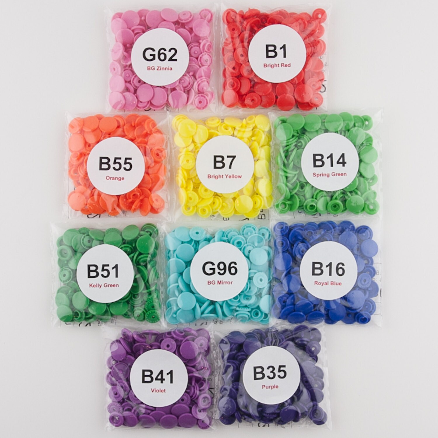 100 KAM Snaps Starter/Sample Pack for