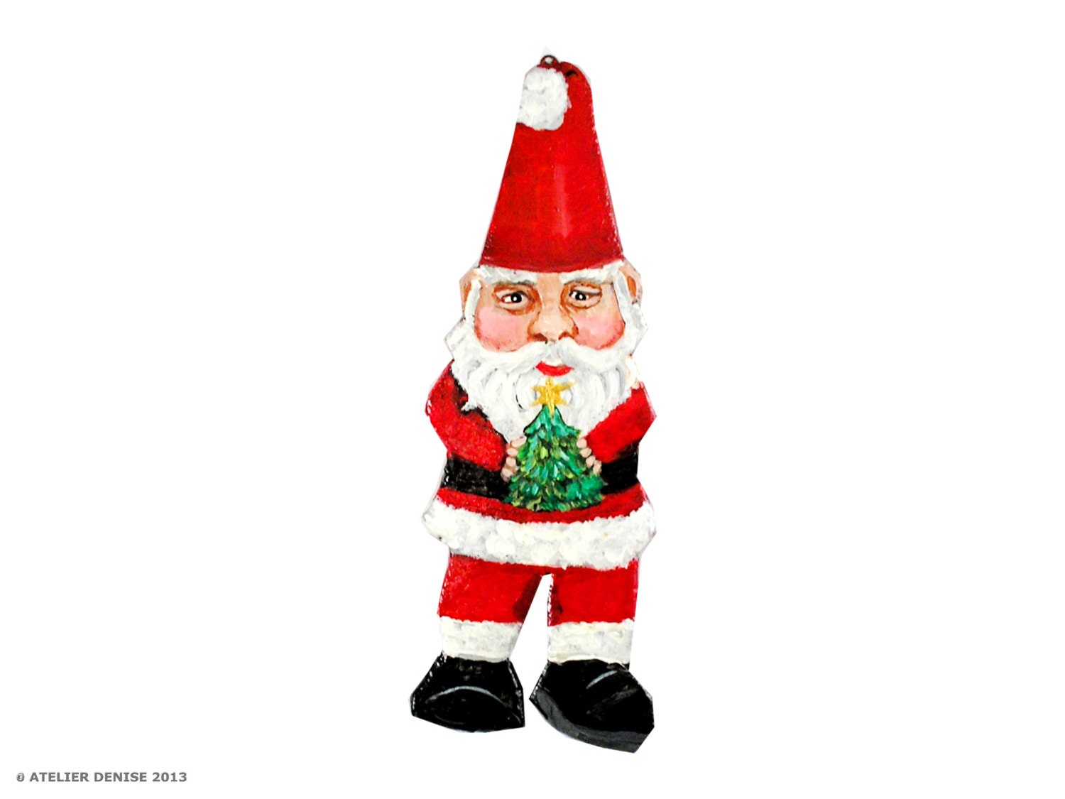 santa claus gnome tree ornament by atelierdenise on etsy santa claus gnome tree ornament by atelierdenise on etsy