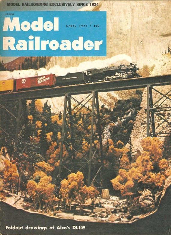 Model Railroader Magazine April 1971