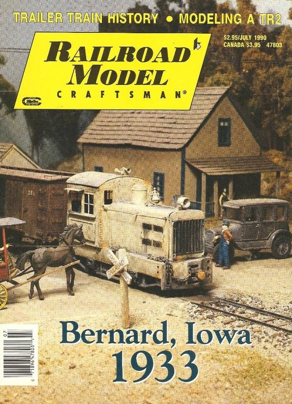 Railroad Model Craftsman Magazine July 1990 by AmericanQuiltWorks