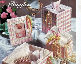 Plastic Canvas Pattern Vanity Ringlets set The Needlecraft Shop 954014