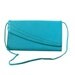 80s Teal Purse Aqua Blue Purse Womens Wallets Teal Wallet 80s Wallet 80s Party 80s Accessories Assymetrical Asymmetrical Thin Purse 80s Bag