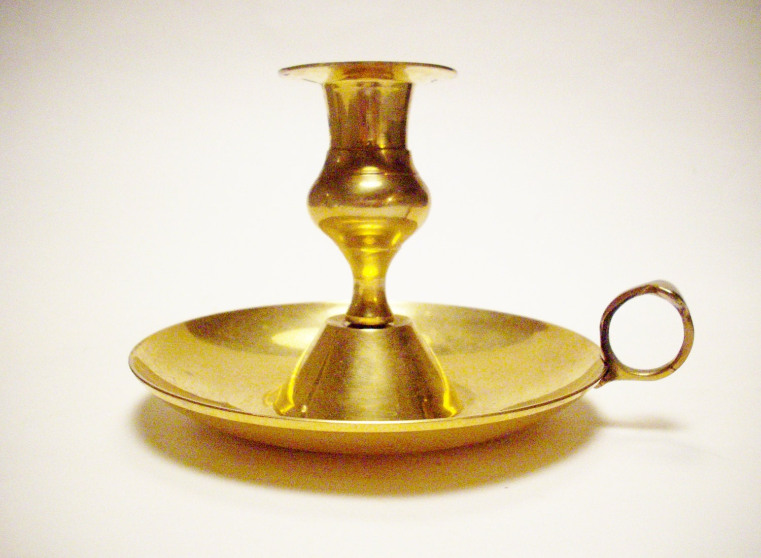 Vintage Brass Candlestick Made in India