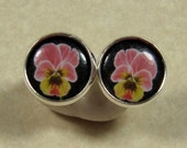 Pansy Stud Earrings