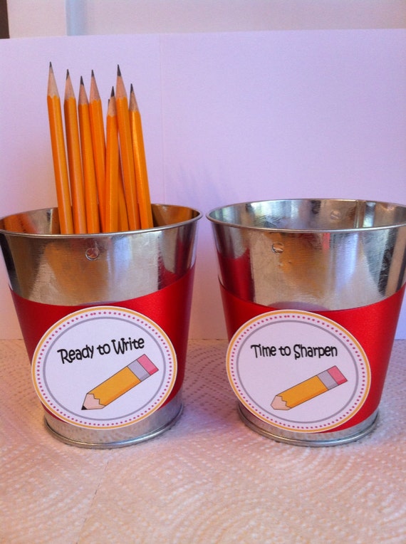 Items similar to Teacher Gift - Pencil Tags on Etsy