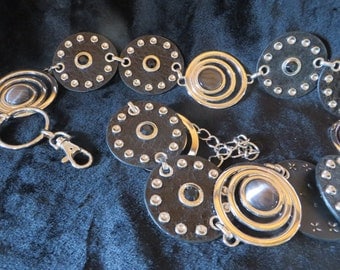 Vintage Navajo Native Américain Argent Sterling Orné Main Fabriqué