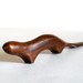 Vintage RIVER OTTER Letter OPENER Walnut, Hand Carved Wood Figural Artist Signed, Danish Modern, Mid Century Modern