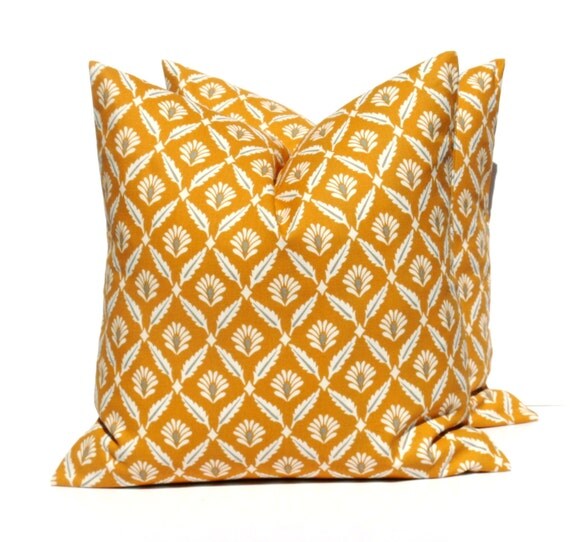 20x20 Throw Pillow Covers Orange Pillow Orange By Eastandnest