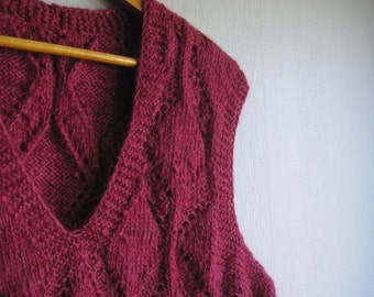 Popular items for Hand Knitted Vest on Etsy