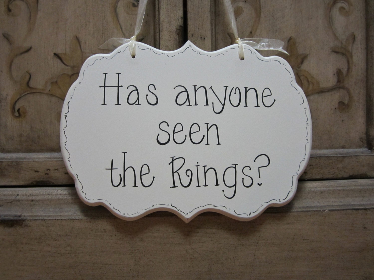 Ring Bearer Sign Funny Ring Bearer Sign Has anyone