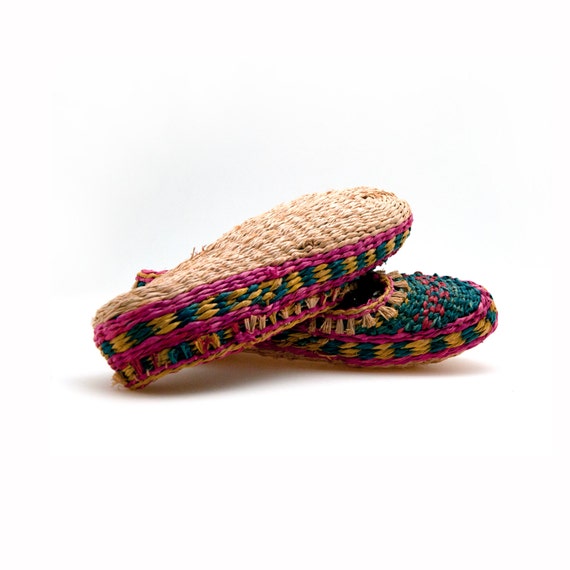 wicker slippers