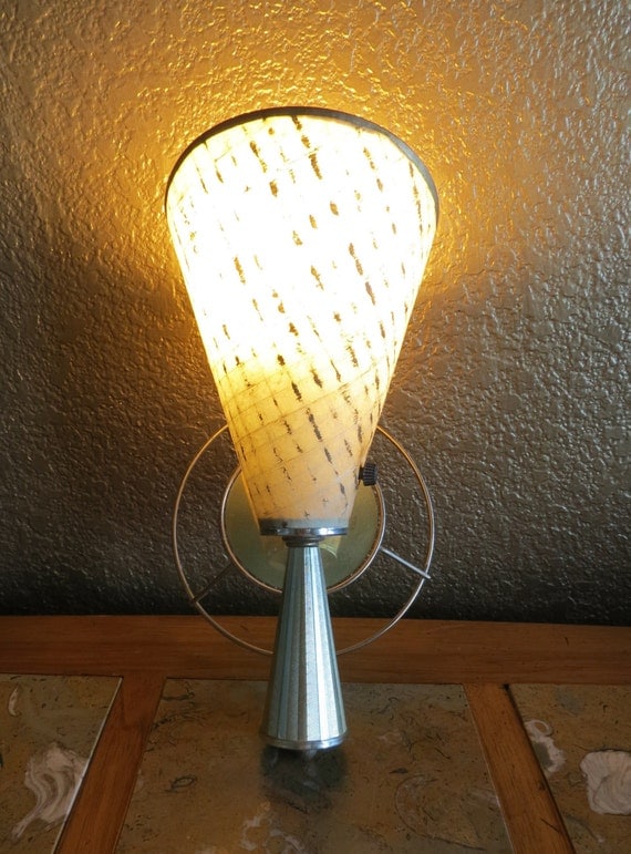 MId Century Modern Wall Sconce Cone Torch Atomic