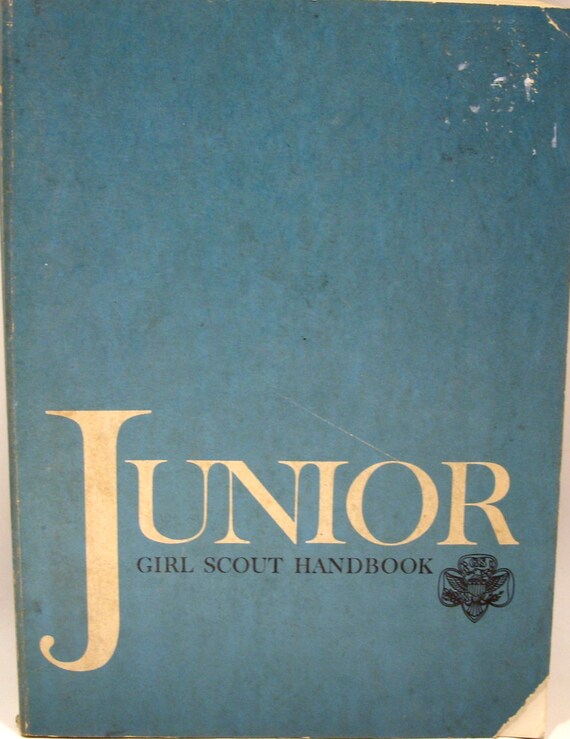 Vintage Junior Girl Scout Handbook 1960s