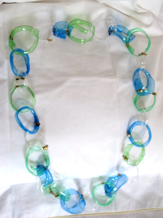 recycled plastic necklace