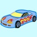 Race car in flames applique embroidery design 4 sizes instant download Race car in flames applique embroidery design 4 sizes instant download