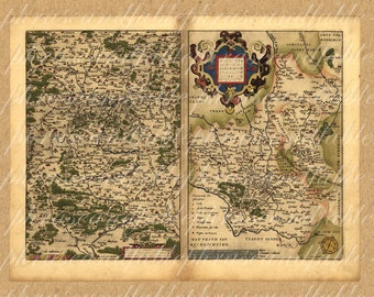 Map Of Poland From The 1500s 103 Ancient Old By Phraseandfable