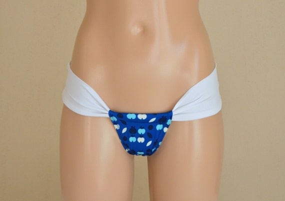 Download this Navy Blue Brazilian Bikini Bottom Swimsuit Women picture