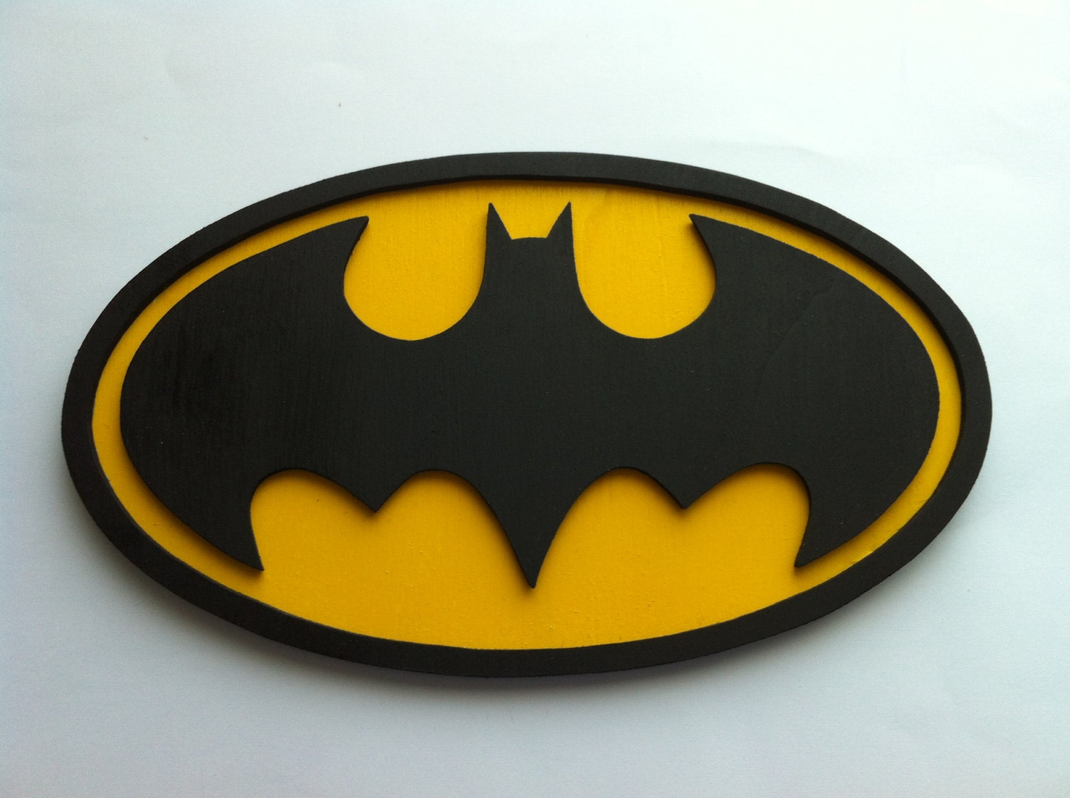 Woodworking batman logo
