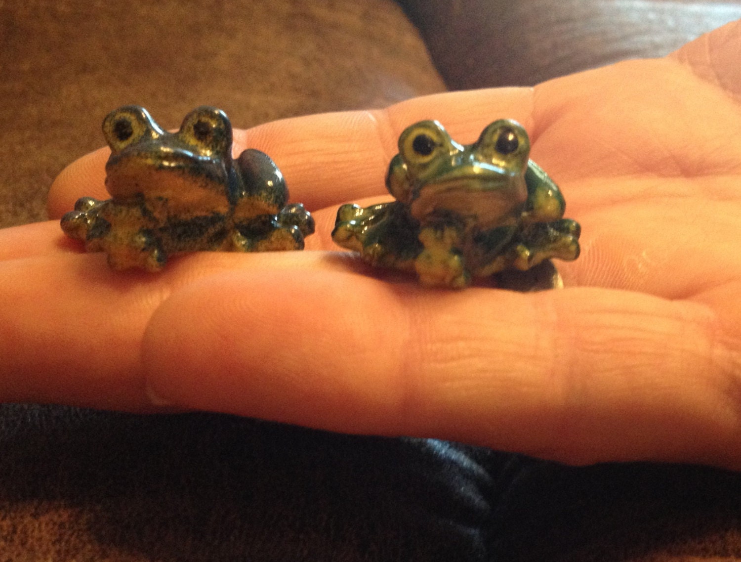 Pocket Wish Frog Pewter Figurine