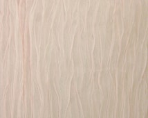 Pink Flambé Silk Heavy Crinkled Chiffon HCD-006 Fabric main image 1