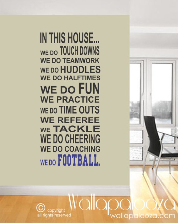 Funky Football Wall Decals The Boys of Fall