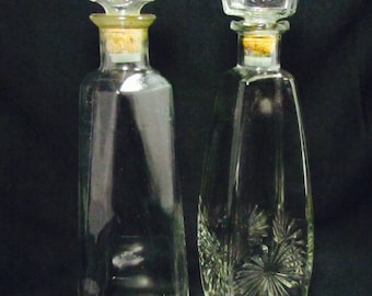 Liquor Decanters, Alcohol Decanters, Vintage Decanters, Glass Decanters, Mid Century Decanters, Glass Bottles