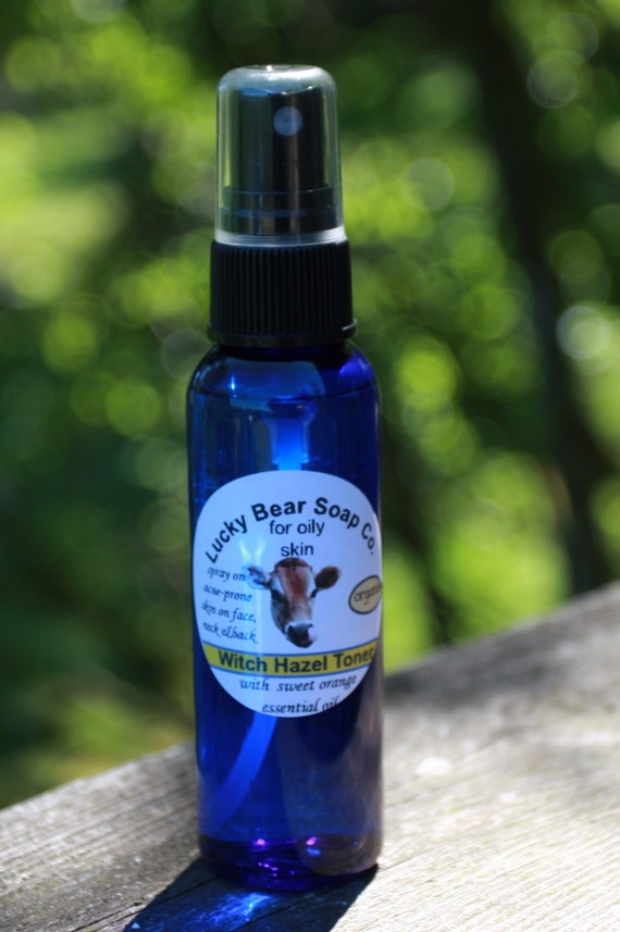 Items similar to Witch Hazel Face Toner Spray Organic Sweet Orange