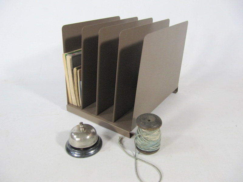 Industrial Metal File Holder Desk Top Metal Organizermid