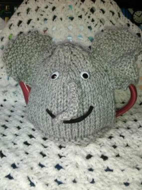 KNITTING PATTERN Elephant COSY Tea Cosy Hand Kniting Pattern