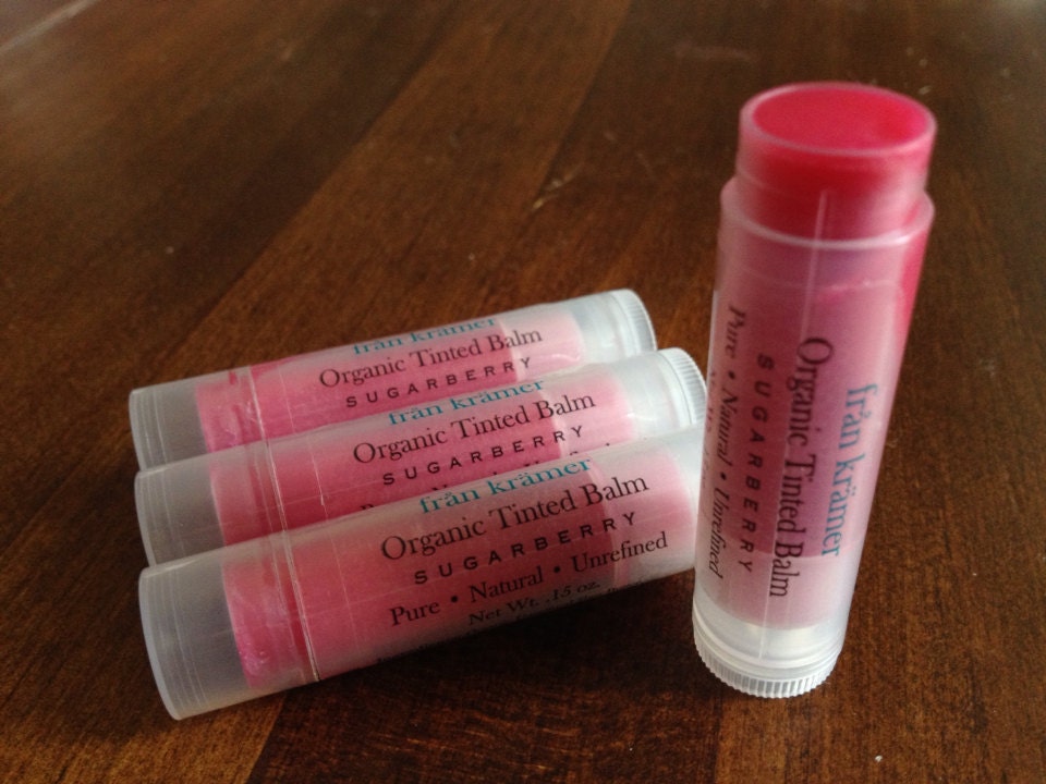 Organic Lip Balm / Tinted Lip Balm / Virgin by FranKramerOrganics