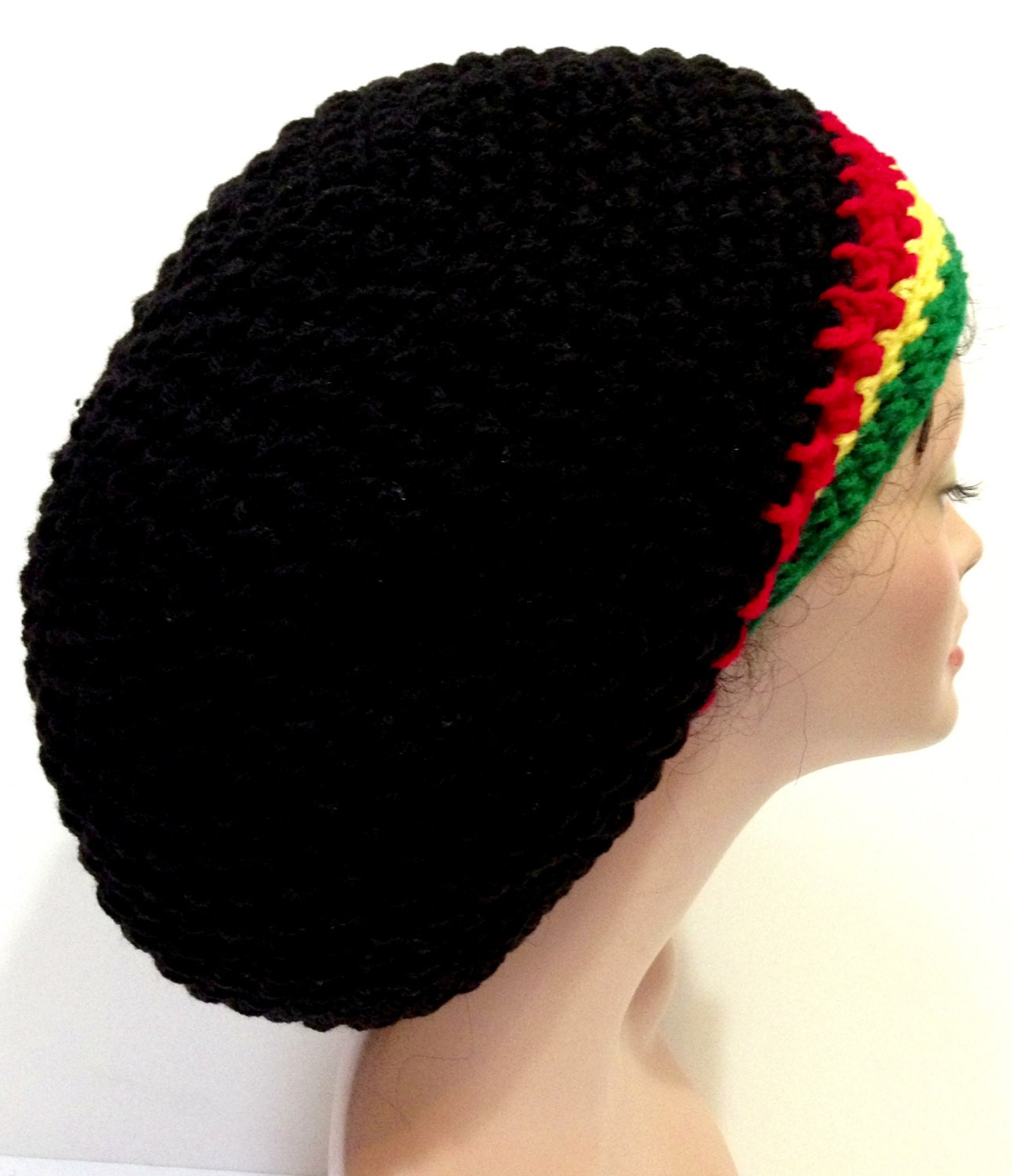 Crochet Bob Marley Tam. Rasta Dreadlocks hat by Africancrab