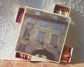 Vintage Latvian Souvenir Matches with Old Riga View Made in USSR in 1970s.