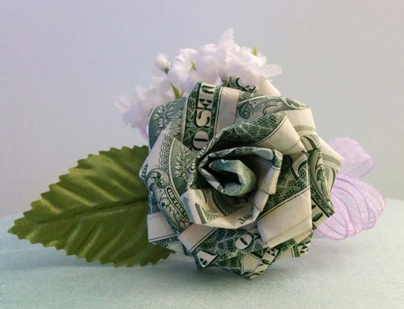 Origami Money Rose for Wedding/ Party Favors/ Anniversary/