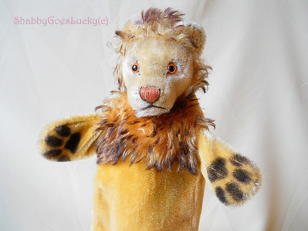 steiff lion vintage