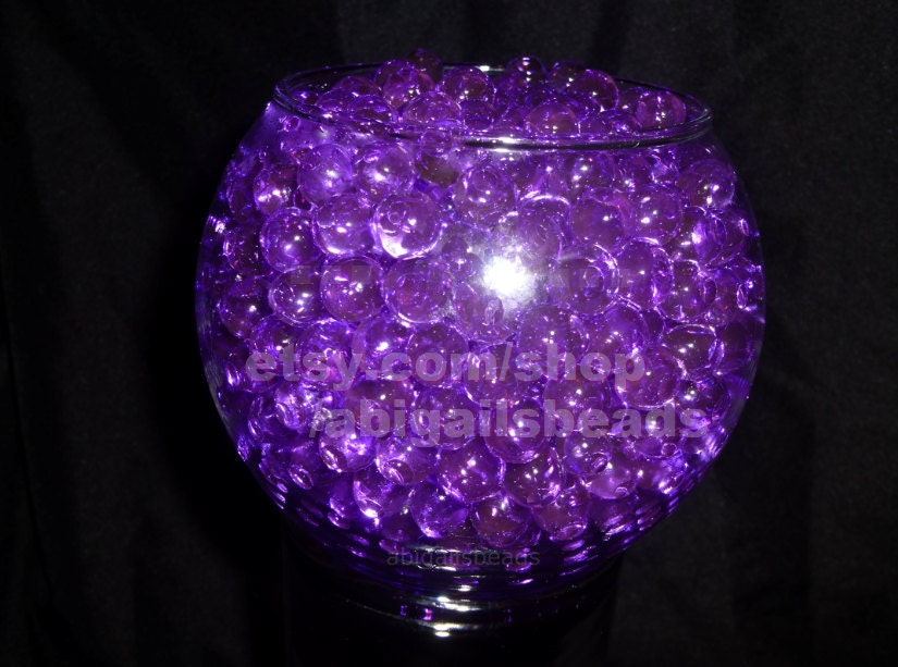 WHITE Hydrated Water Marble Crystal Bead hydrating Orbeez