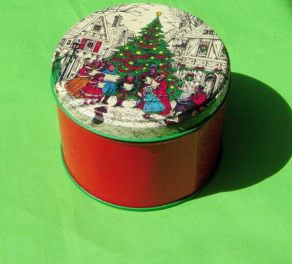 Potpourri Press Christmas Tin With Paper Coasters