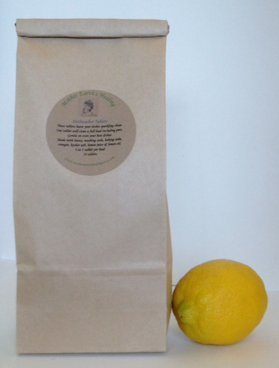 EcoFriendly All Natural Dishwasher TabletsChemical Free