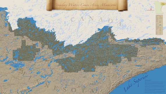 boundary waters map