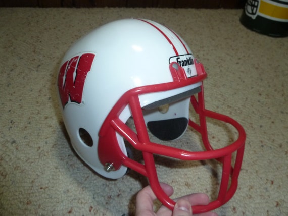 Vtg Wisconsin Badgers Franklin Kids Toy NCAA Football Helmet