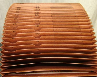 31 slot accordion file