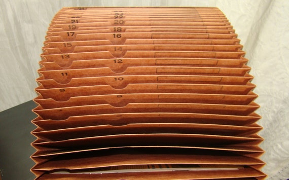 31 slot accordion file