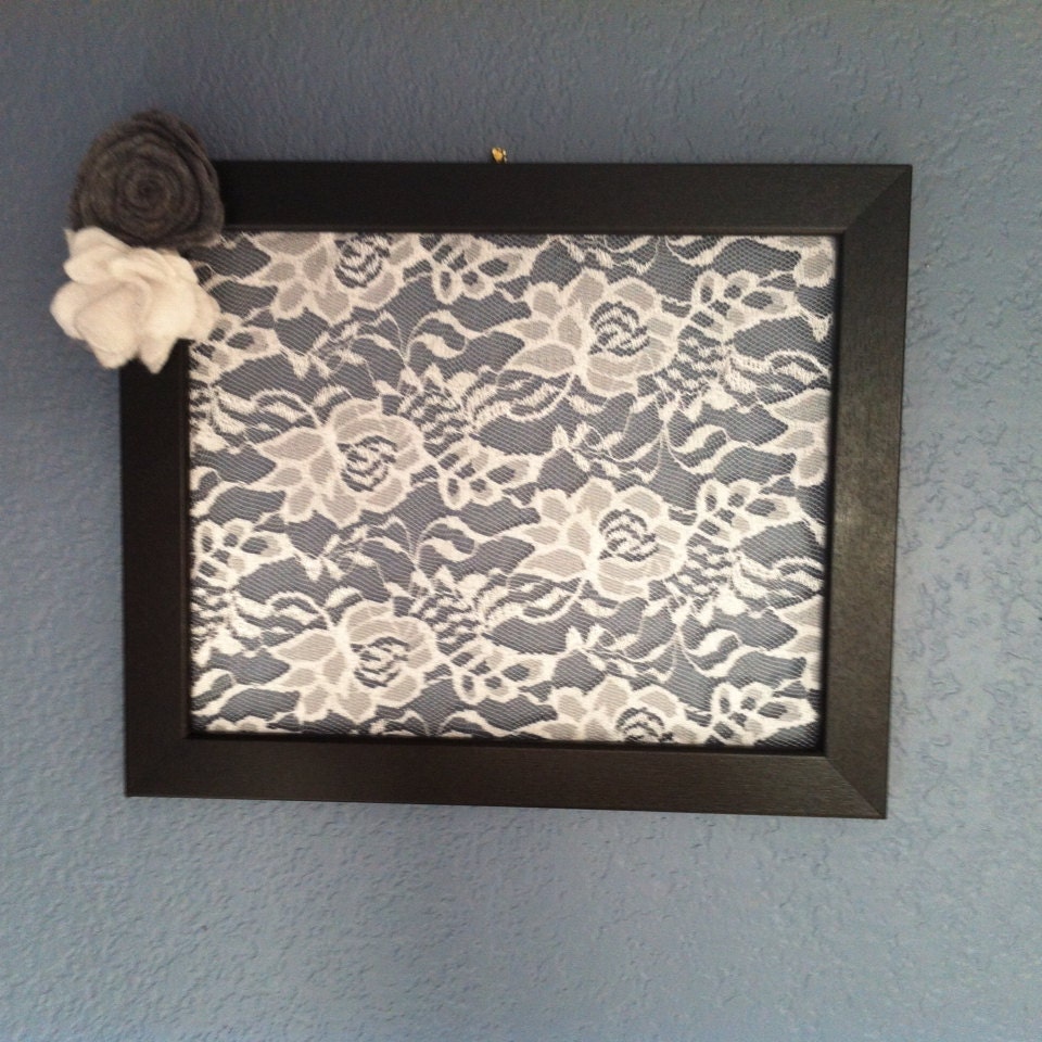 Lace Earring Holder by Krystalsheart2home on Etsy