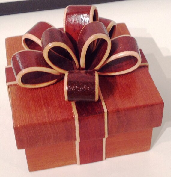 Items similar to Square Bow Box on Etsy
