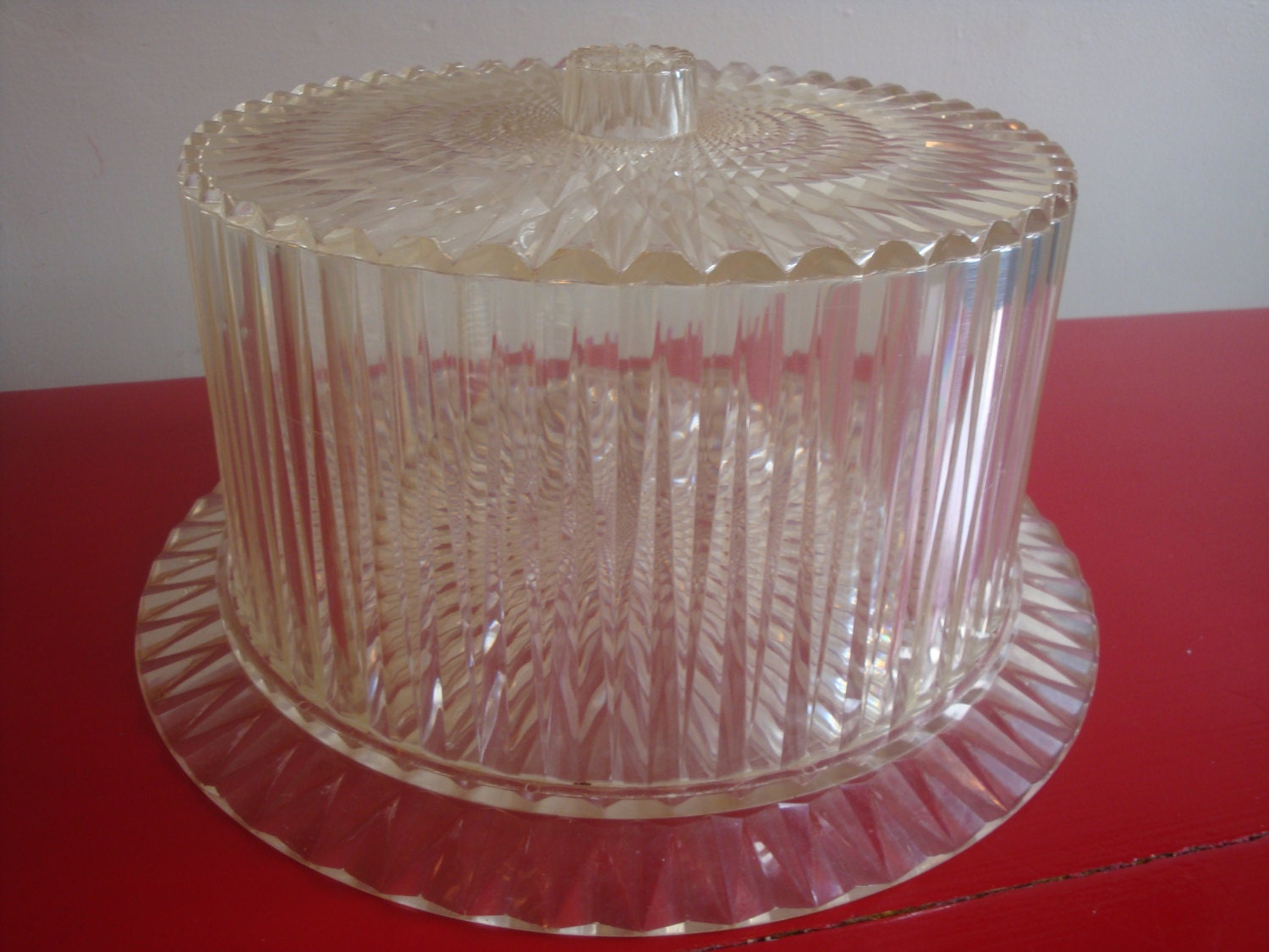 Vintage Lucite Cake Cover