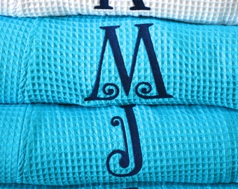 Personalized Bridesmaids Gifts Monogrammed Robe Waffle Robe Kimono Spa Robe Personalized Bridesmaids Gift