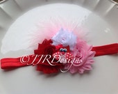 Owl Headband-Valentine's Day headband-Newborn Headband-Toddler Headband- Girl Love Headband Il_170x135