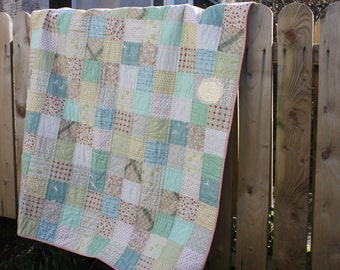 Popular items for charm square quilts on Etsy