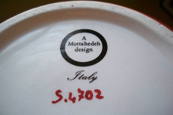 Vintage Mottahedeh porcelain vase made in Italy