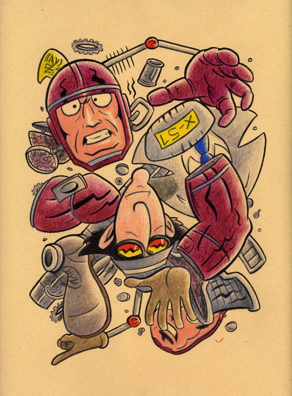 inpector gadget. artoon inpector gadget. artoon